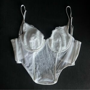 White Lace Bustier